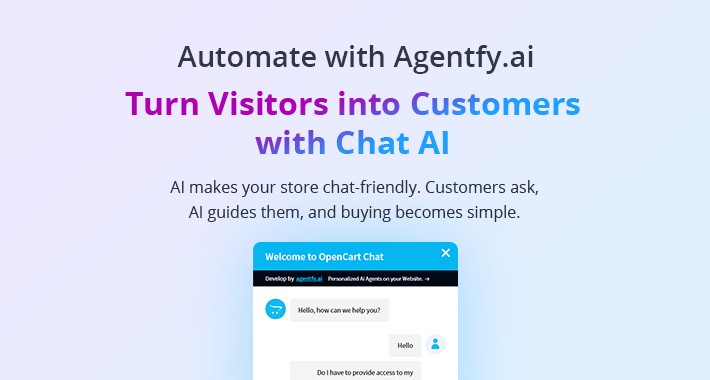 Agentfy Ai Chat - Automate sales with AI